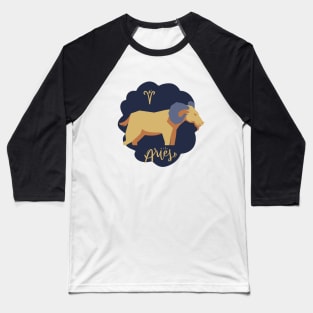 Aries: Born to blaze trails, fearless and bold. Baseball T-Shirt